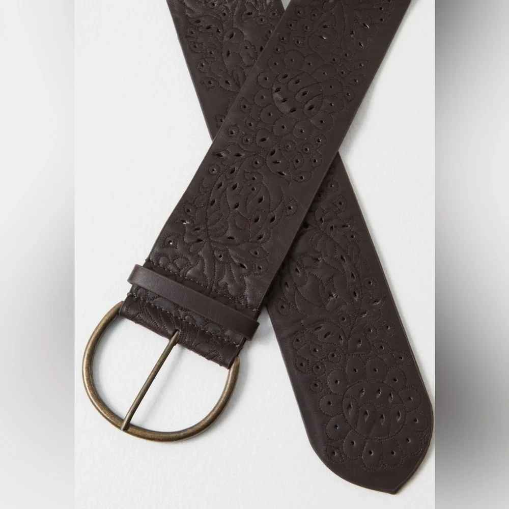 Free People Dark Brown Belt